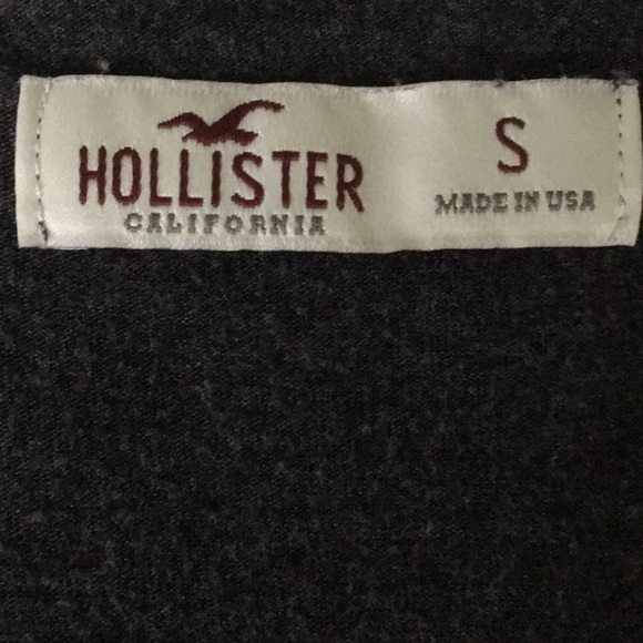 Hollister Charcoal Gray Long-sleeve tee - Picture 3 of 3